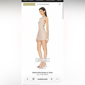 Selena Mini Dress in Toast
ALL THE WAYS